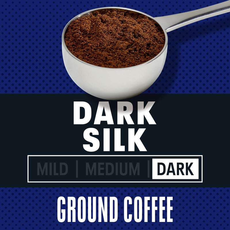 Maxwell House Dark Silk Dark Roast Ground Coffee, 24.5 oz Canister - Image 3